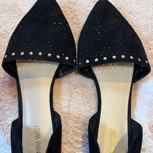 Nine West Women's Black Flats - Size 12